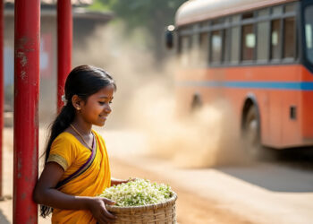 ಹೂ ಮತ್ತು ಹುಡುಗಿ
