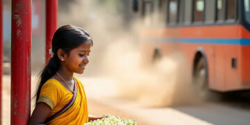 ಹೂ ಮತ್ತು ಹುಡುಗಿ