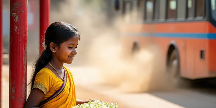 ಹೂ ಮತ್ತು ಹುಡುಗಿ