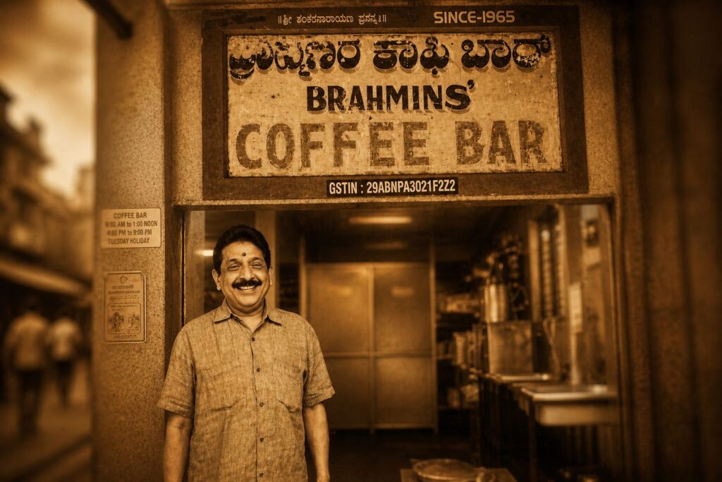 Brahmins’ Coffee Bar